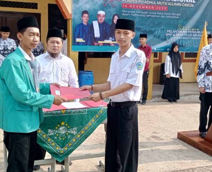 Pelantikan Ketua OSIS Masa Khidmat 2023-2024
